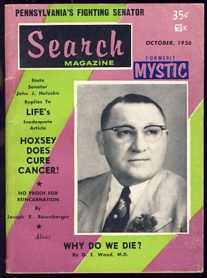 Item #21052 Search Magazine October 1956. Raymond Palmer, ed