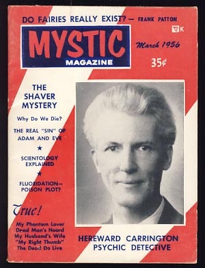 Item #21121 Mystic Magazine March 1956. Raymond Palmer, ed