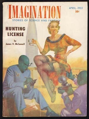 Item #21152 Imagination April 1955. William E. Hamling, ed
