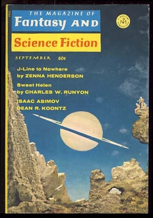 Item #21170 The Magazine of Fantasy and Science Fiction September 1969. Edward L. Ferman, ed