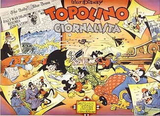 Item #21574 Topolino giornalista (Mickey Mouse: Editor-in-Grief - Italian Edition). Floyd Gottfredson.