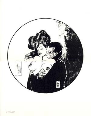 Item #21649 Pin-Up #4 from the Portfolio Chiara, Chica e le altre - Signed and Numbered Limited Edition Print. Jordi Bernet.