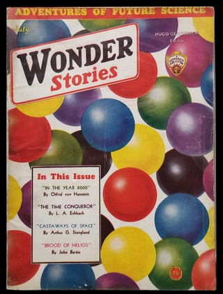 Item #21673 Wonder Stories July 1932. Hugo Gernsback, ed