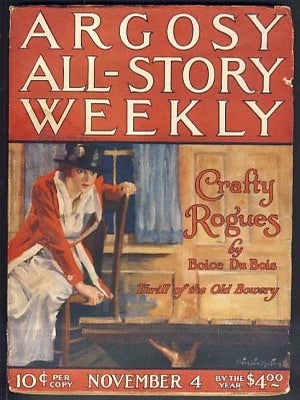 Item #21821 The Fire People Part Three in Argosy All-Story Weekly November 4, 1922. Ray Cummings