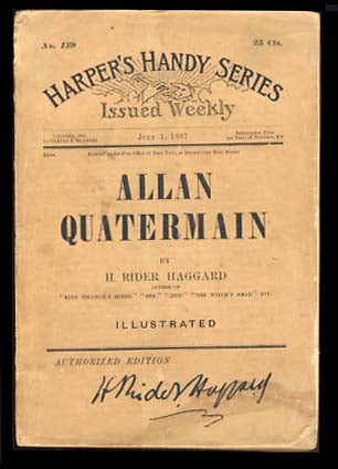 Item #21945 Allan Quatermain: Being an Account of His Further Adventures and Discoveries in...