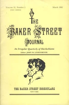 Item #21969 The Baker Street Journal March 1982. John M. Linsenmeyer, ed