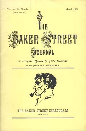 Item #21969 The Baker Street Journal March 1982. John M. Linsenmeyer, ed.