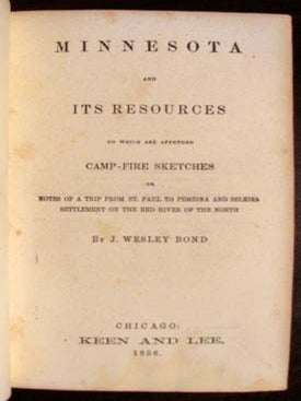 Item #22066 Minnesota and Its Resources, to Which Are Appended Camp-fire Sketches or Notes of a...