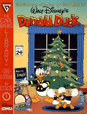 The Carl Barks Library of Walt Disney's Uncle Scrooge Comics One Pagers in Color No. 1 and 2 and The Carl Barks Library of 1940s Donald Duck Christmas Giveaways in Color