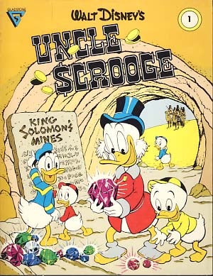 Item #22087 Gladstone Comic Album No. 1 - Uncle Scrooge in The Mines of King Solomon. Carl Barks