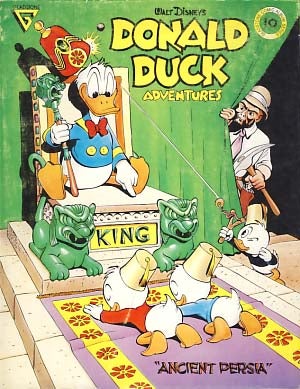 Item #22090 Gladstone Comic Album No. 10 - Donald Duck Adventures Featuring Ancient Persia. Carl...