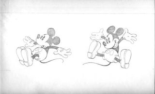 Item #22192 Mike Royer Mickey Mouse Jumping Original Art. Mike Royer