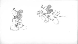 Item #22193 Mike Royer Mickey Mouse Running Original Art. Mike Royer