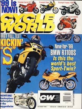 Item #22293 Cycle World October 1998. David Edwards, ed.