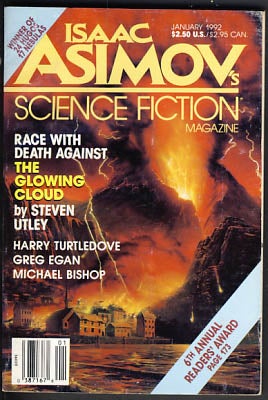 Item #22379 Isaac Asimov's Science Fiction Magazine January 1992. Gardner Dozois, ed