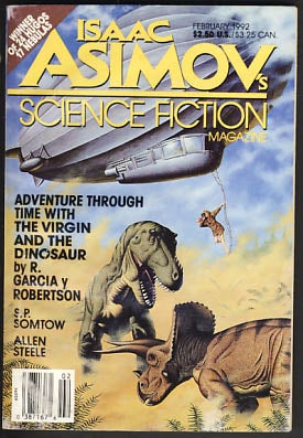 Item #22380 Isaac Asimov's Science Fiction Magazine February 1992. Gardner Dozois, ed