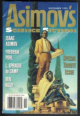Item #22387 Isaac Asimov's Science Fiction Magazine November 1992. Sheila Williams, ed