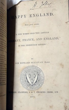 Political Tracts. With Original Autograph Letter by Edward Hawker Addressed to Sir William Jolliffe.