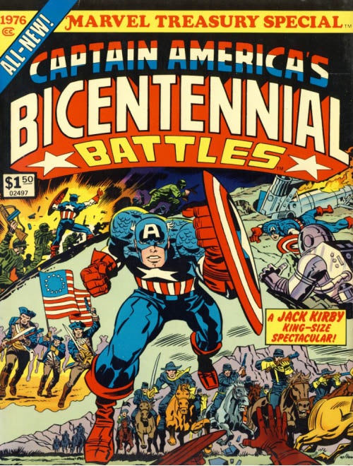 Item #22538 Marvel Treasury Special: Captain America's Bicentennial Battles. Jack Kirby.