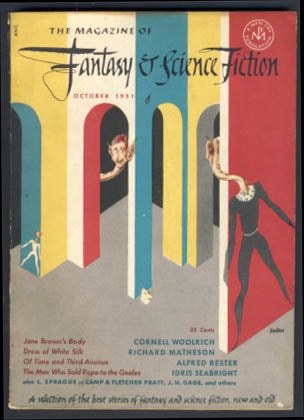 Item #22550 The Magazine of Fantasy and Science Fiction October 1951. Robert P. Mills, ed