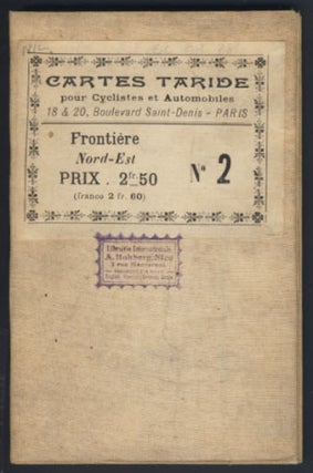 Item #22636 Carte Routière Taride pour Cyclistes & Automobiles du Nord-Est de la France (n. 2