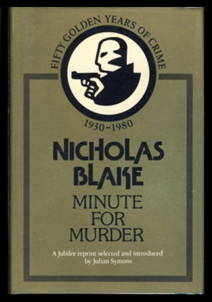 Item #22817 Minute for Murder. Nicholas Blake, Cecil Day-Lewis