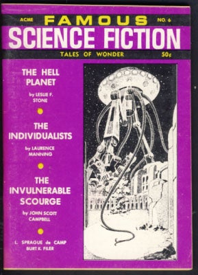 Item #22871 Famous Science Fiction #6 Spring 1968. Robert A. W. Lowndes, ed