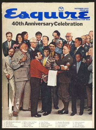 Item #22983 Esquire October 1973 - 40th Anniversary Celebration. Don Erickson, ed