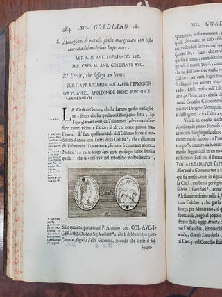 Osservazioni istoriche sopra alcuni medaglioni antichi all'altezza serenissima di Cosimo III, Granduca di Toscana. (Italian Numismatics Treatise).