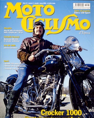 Item #23260 Motociclismo d'Epoca Marzo 2006 (Italian Classic Motorcycle Magazine). Carlo Perelli, ed