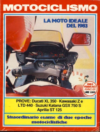 Item #23316 Motociclismo Febbraio 1983. Armando Boscolo, ed