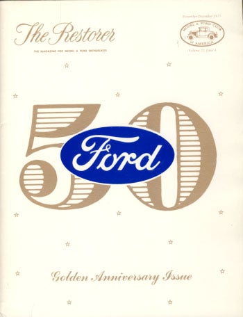 Item #23417 The Restorer (Model A Ford Club of America) 1977 Full Run. Phil. ed Allin.