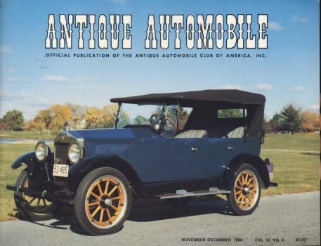 Item #23448 Antique Automobile (Official Publication of the Antique Automobile Club of America, Inc.) 1986 Full Run. William E. Bomgardner, ed.