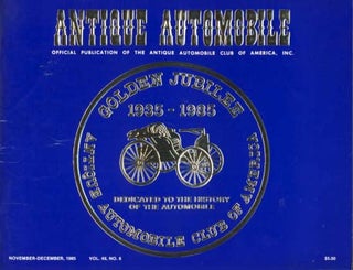 Item #23460 Antique Automobile (Official Publication of the Antique Automobile Club of America,...
