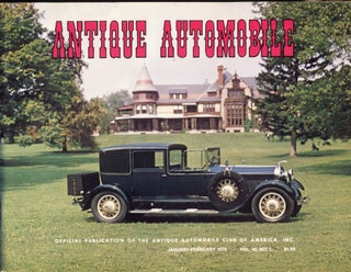 Antique Automobile (Official Publication of the Antique Automobile Club of America, Inc.) 1976 Full Run.