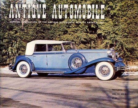 Item #23478 Antique Automobile (Official Publication of the Antique Automobile Club of America, Inc.) 1972 Full Run. William E. Bomgardner, ed.