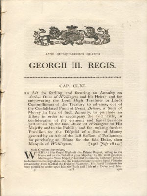 Item #23497 Anno Quinquagesimo Quarto. Georgii III. Regis. Cap. CLXI. An Act for settling and...
