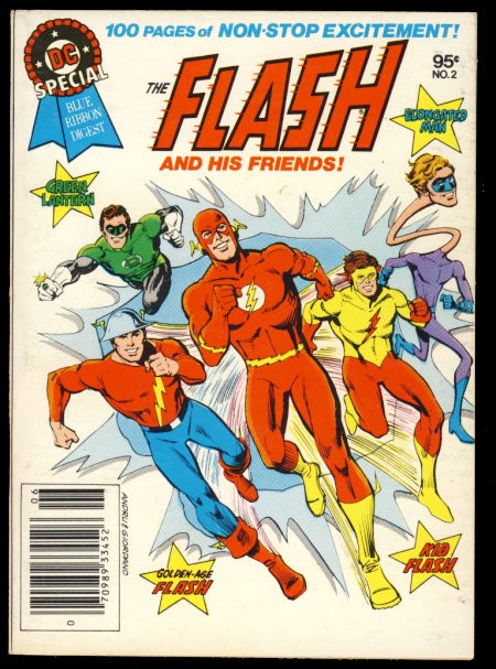 Item #23502 DC Special Blue Ribbon Digest No. 2 - Flash and His Friends. John Broome, Carmine Infantino.