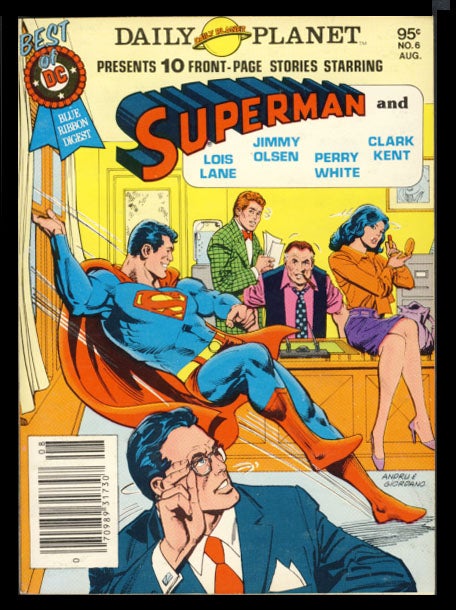 Item #23512 The Best of DC No. 6 - Daily Planet. Elliot S. Maggin, Curt Swan.