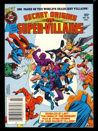 Item #23514 The Best of DC No. 10 - Secret Origins of Super-Villains. Michael Fleisher, Romeo...