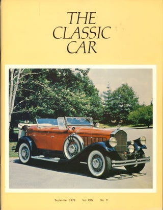 Item #23541 The Classic Car Magazine 1976 Full Run. William S. Snyder, ed