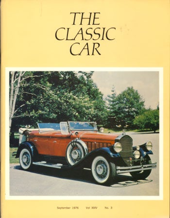 Item #23541 The Classic Car Magazine 1976 Full Run. William S. Snyder, ed.