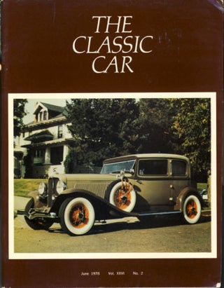 Item #23543 The Classic Car Magazine 1978 Full Run. William S. Snyder, ed