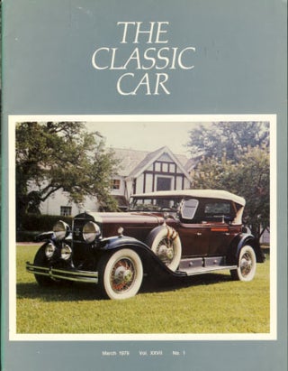 Item #23544 The Classic Car Magazine 1979 Full Run. William S. Snyder, ed