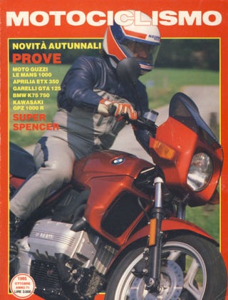 Item #23578 Motociclismo Ottobre 1985. Armando Boscolo, ed