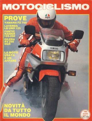 Item #23580 Motociclismo Giugno 1985. Armando Boscolo, ed