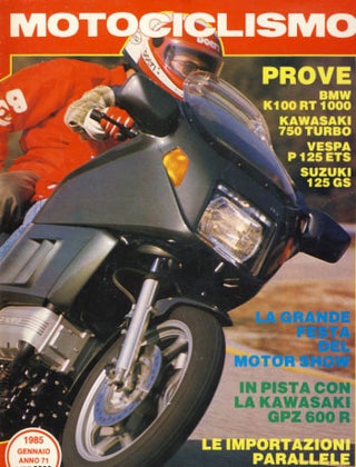 Item #23584 Motociclismo Gennaio 1985. Armando Boscolo, ed