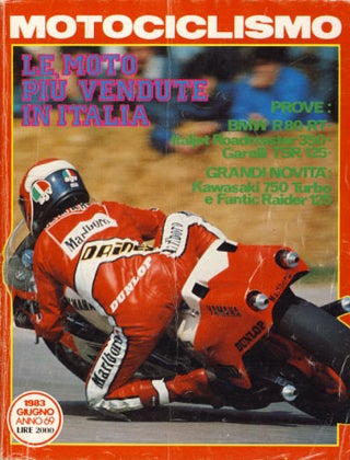 Item #23586 Motociclismo Giugno 1983. Armando Boscolo, ed