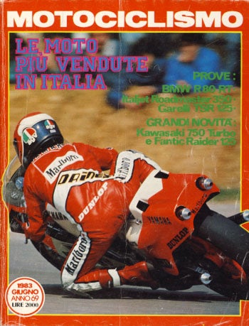 Item #23586 Motociclismo Giugno 1983. Armando Boscolo, ed.