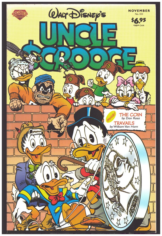 Item #23727 Walt Disney's Uncle Scrooge #322, 323, 382, Walt Disney's Comics and Stories #636, Walt Disney's Christmas Parade #1. Carl Barks, Romano Scarpa.